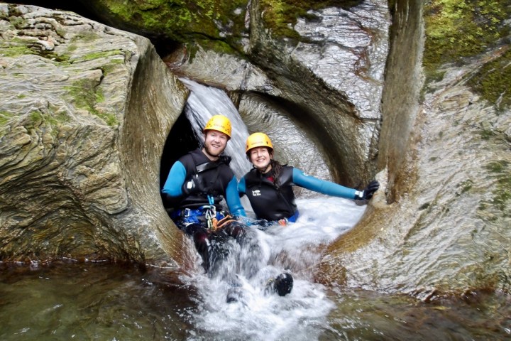 Amazing rock feature in the canyon