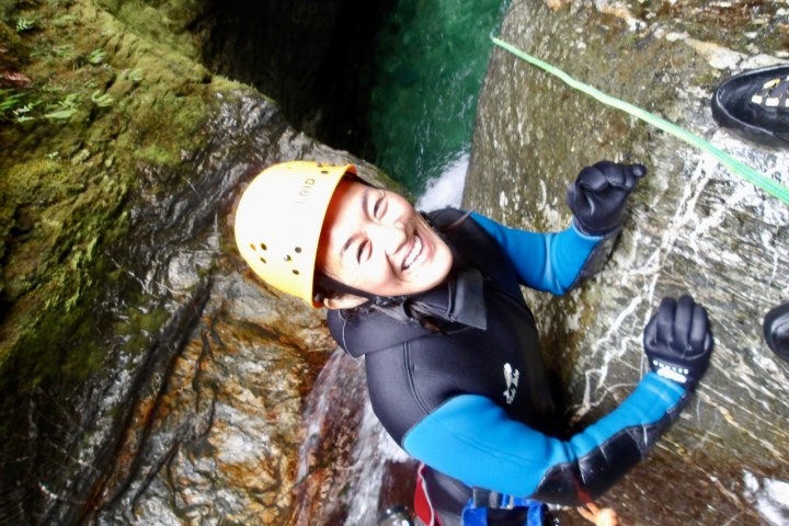 Beautiful smiles in the canyon