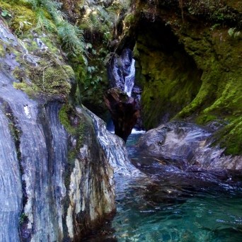 Stunning canyoning scenery