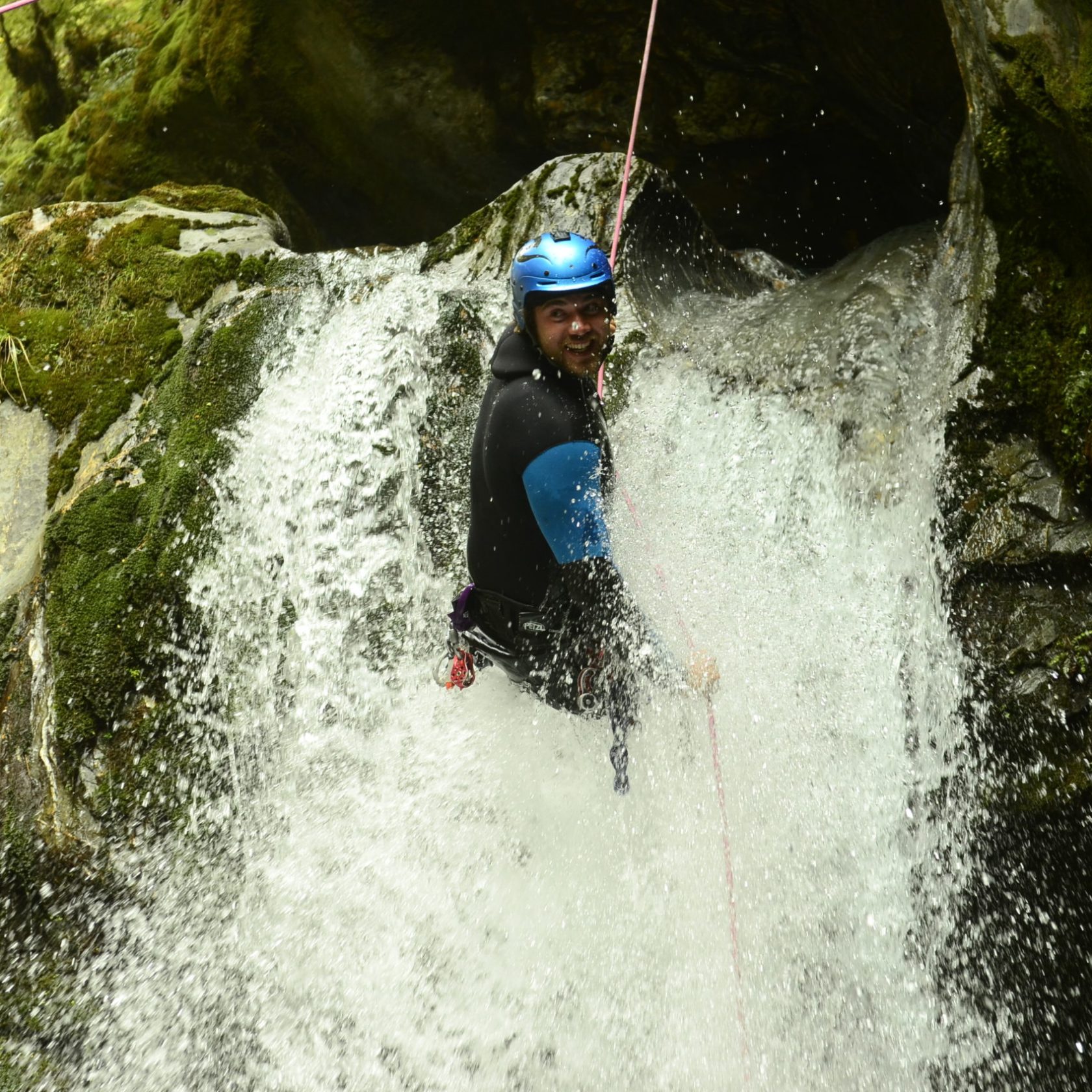 Canyoning New Zealand Abseil (1)