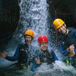 A group feeling refreshed