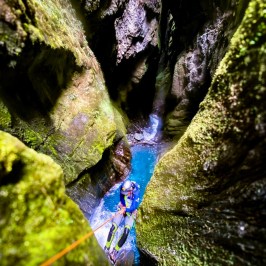 Canyoning walls and scenery