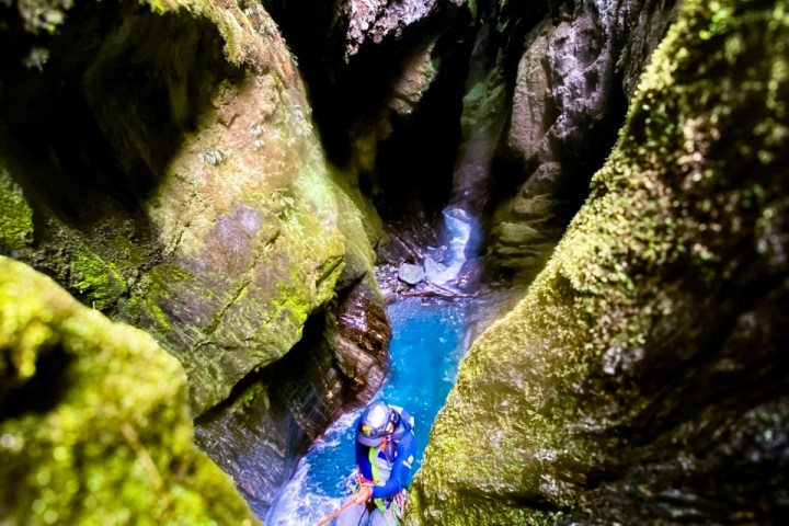 Canyoning walls and scenery