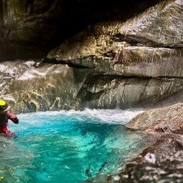 Canyoning scenery