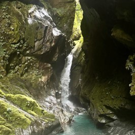 Beautiful canyoning scenery