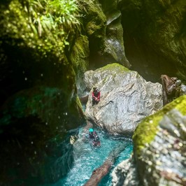 Huge canyoning landscapes