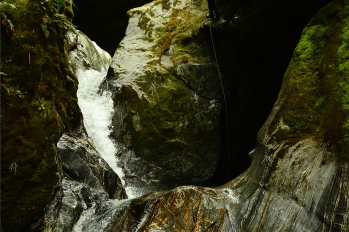 Taking off for a jump