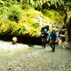 Incredible canyoning scenery