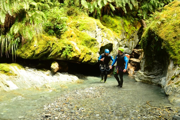 Incredible canyoning scenery
