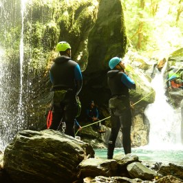 Beautiful canyoning scenery