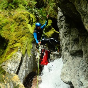 Incredible canyoning scenery