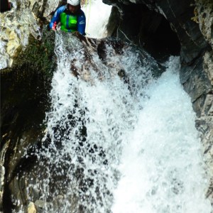 Canyoning waterfalls