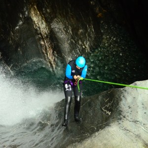 Starting a big abseil