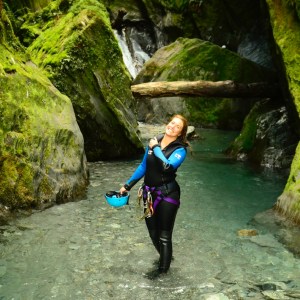 Canyoning scenery