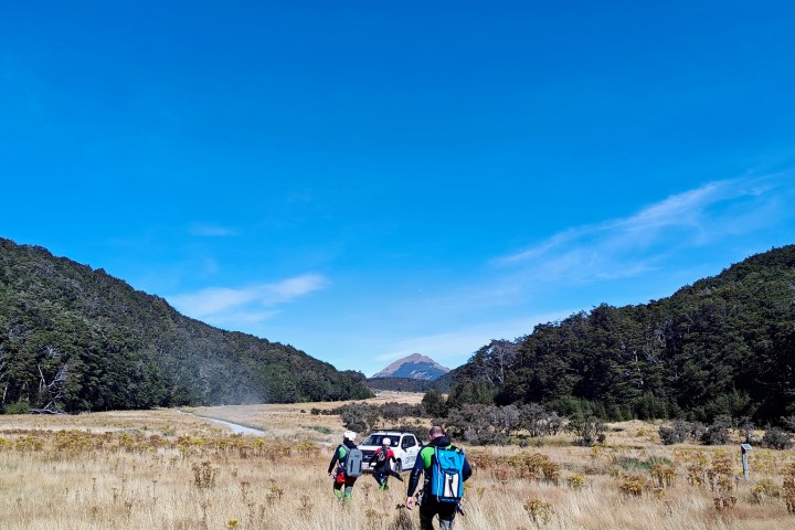 Walking into the canyon